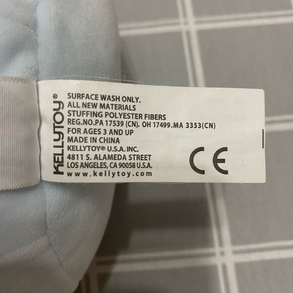 KYA Koala Squishmallow Pastel Blue & Rainbow Fluffy Ears Plush Toy with Sequins - Picture 5 of 8